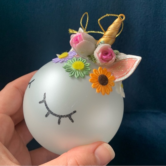 • NEW! Unicorn Xmas Ornament • - Picture 7 of 11